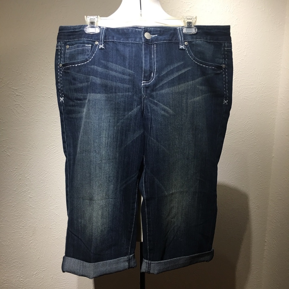 Denim shorts